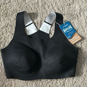 Brooks run bra dare crossback - black 30DD/E